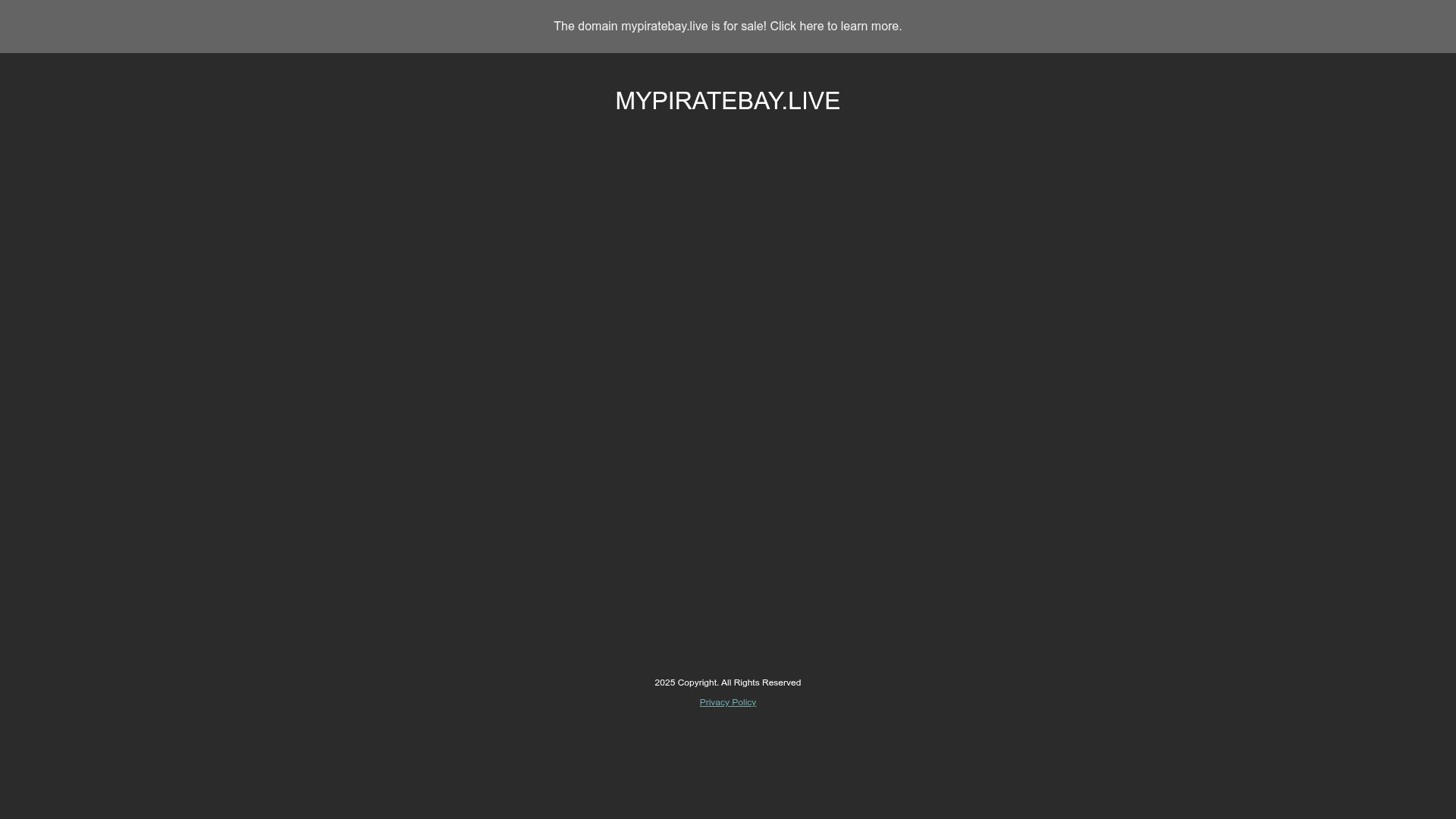 mypiratebay.live
